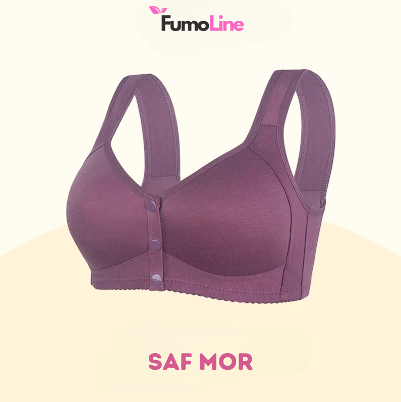 FumoLine™ Rahat ve Destekleyici Düğmeli Papatya Sütyen