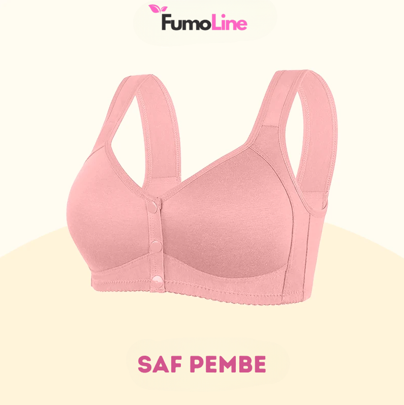 FumoLine™ Rahat ve Destekleyici Düğmeli Papatya Sütyen