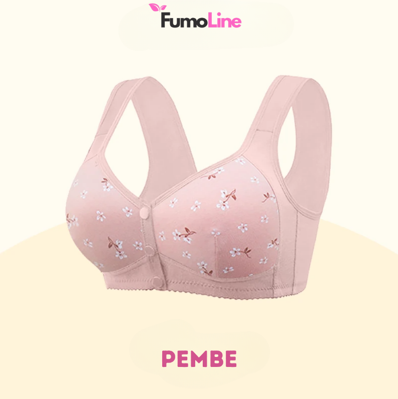 FumoLine™ Rahat ve Destekleyici Düğmeli Papatya Sütyen