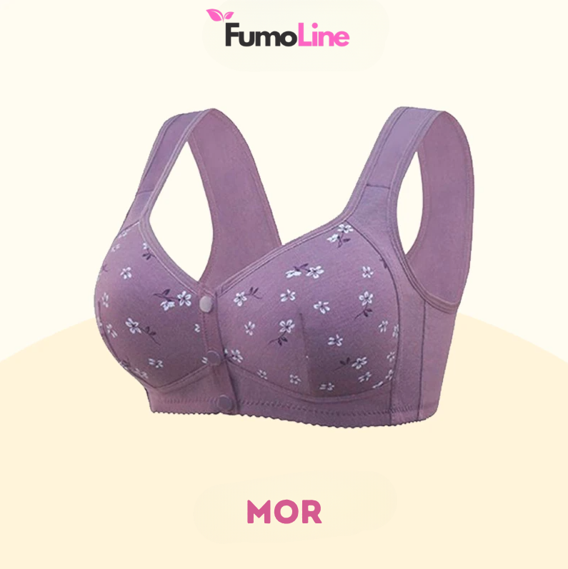 FumoLine™ Rahat ve Destekleyici Düğmeli Papatya Sütyen