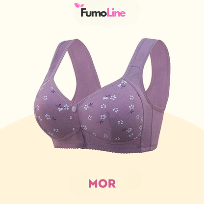 FumoLine™ Rahat ve Destekleyici Düğmeli Papatya Sütyen