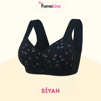 FumoLine™ Rahat ve Destekleyici Düğmeli Papatya Sütyen