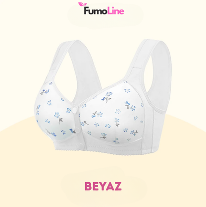 FumoLine™ Rahat ve Destekleyici Düğmeli Papatya Sütyen